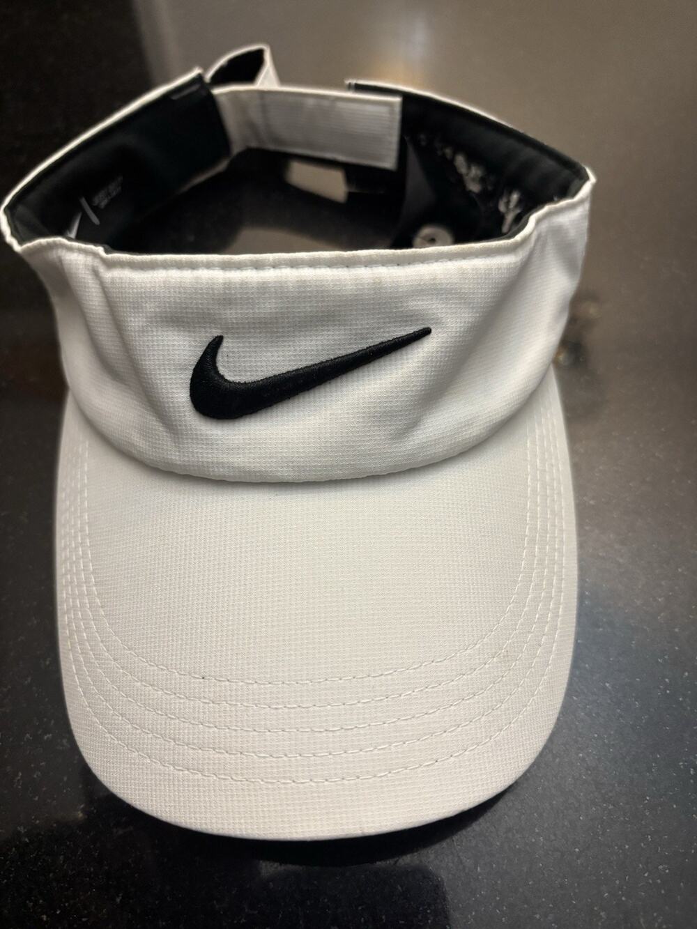 Willie Nelson Cut N Putt Nike Dri-FIT Golf Visor White Adjustable Pedernales